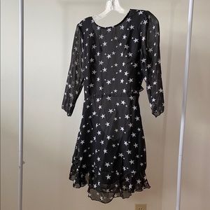 Adorable Nasty Gal Backless Star dress size 6